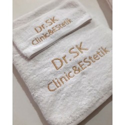 Logo Nakış baskılı kilinik havlusu imalatı