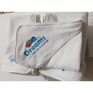 bebek havlusu özel logo nakışlı üretimli 