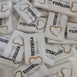 Logolu havlu saç bandı - cilt bakım bandı - alın bandı üretimi 