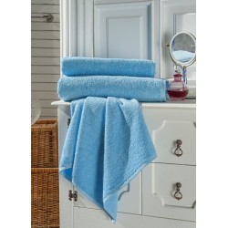 Toptan El Havlusu Turkuaz Mavi Renkli 50x90cm  ( 1 Adet Toptan Satış Fiyatı ) 