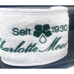 Promosyon havlu saç bandı üretimi özel logo nakış ve baskılı üretim