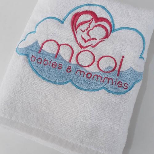 Baby spa logolu havlu üretimi 