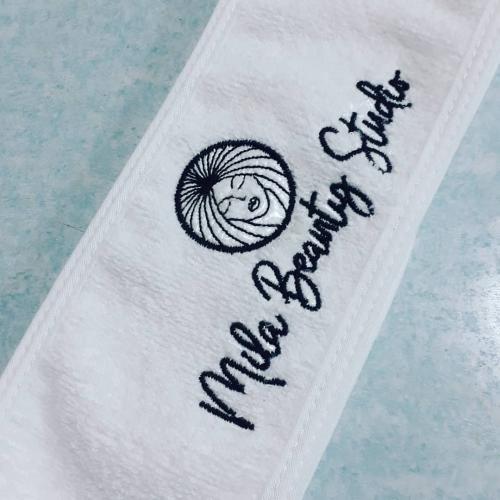 Havlu saç bandı özel logo nakış ve baskılı imalat