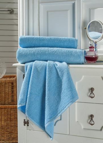 Toptan El Havlusu Turkuaz Mavi Renkli 50x90cm  ( 1 Adet Toptan Satış Fiyatı ) 